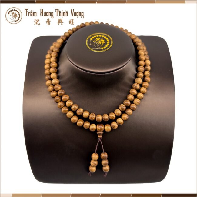 Vòng Trầm hương Banh Indo - 108 Hạt Size 7mm