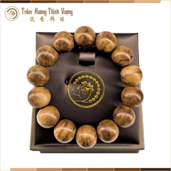 Vòng tay trầm hương Banh Indo - Vòng Đơn Size 16mm