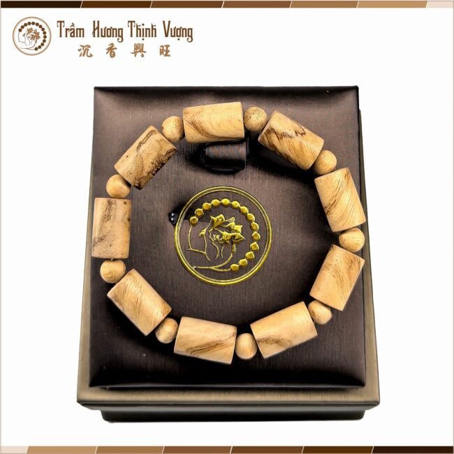 Vòng Trầm hương Phillips - Đốt trúc size 10mm
