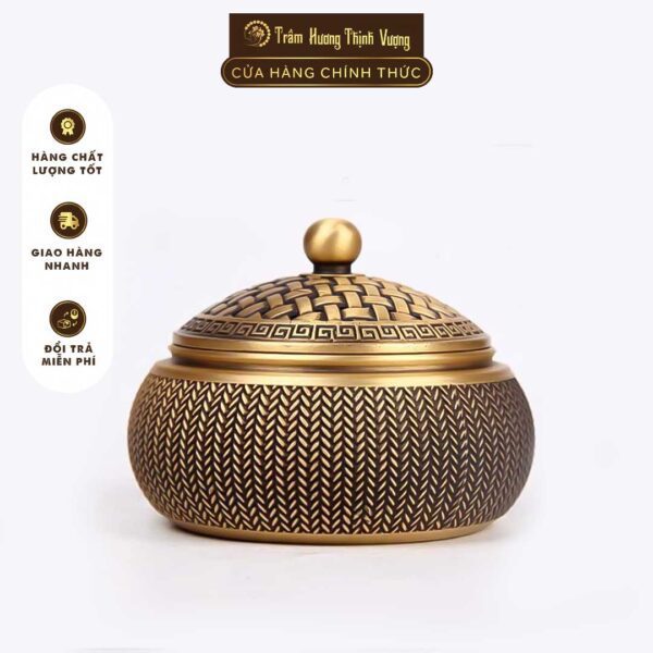 Lư xông Trầm kiểu Lưới Đan cao cấp - PVN109