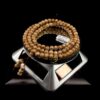 Vòng Trầm Hương 108 Hạt size 6mm - Trầm hương thật tốc bông, dầu đẹp