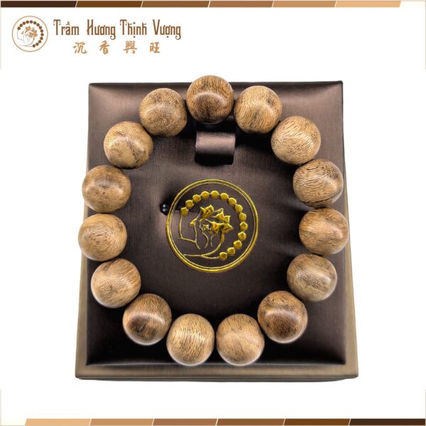 Vòng tay trầm hương Banh Cam Cao Cấp - Vòng Đơn Size 14mm